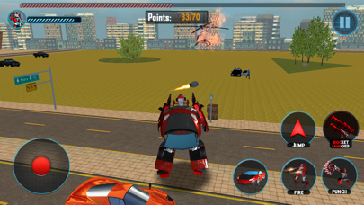 Futuristic Car Robot Rampage screenshot 4
