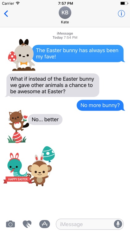 Easter Bunny versus Sticker Pack