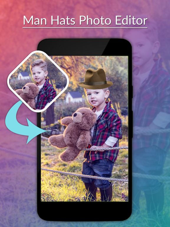 Screenshot #6 pour Man Hats Photo Editor -Man Hats Camera stickers