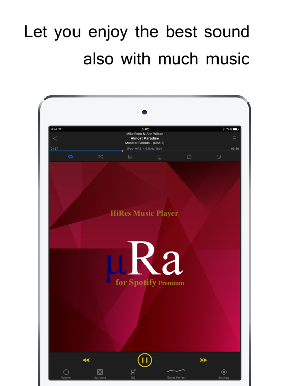 Screenshot #4 pour MyuRa HiRes Audio Player