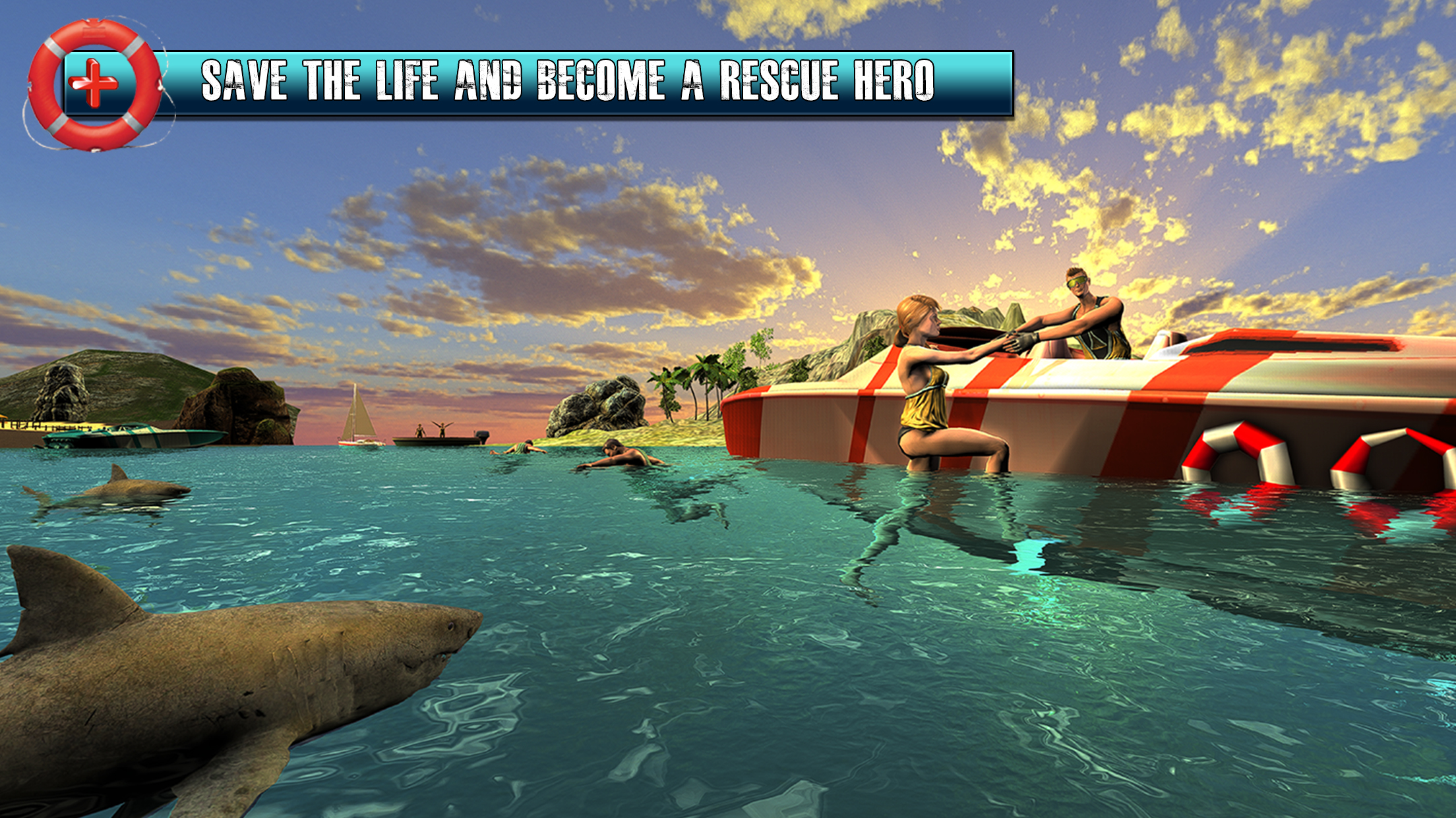 Beach Rescue Lifeguard Game