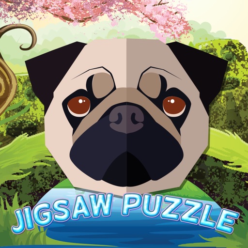 dog quiz jigsaw puzzle games for kids 2 to 7 years Icon