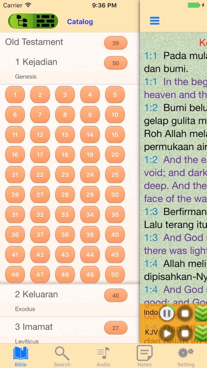 Alkitab Indonesian-English Bilingual Audio Bible