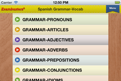 Praxis II Spanish Prep Flashcards Exambusters screenshot 3