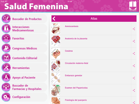 Salud Femenina for iPad screenshot 4