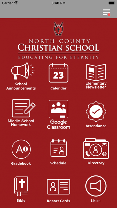 North County Christian School Screenshot