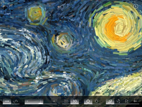 Starry Night Interactive Animation iPad app afbeelding 4