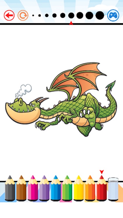 Dragon Art Coloring Book - Activities for Kid
