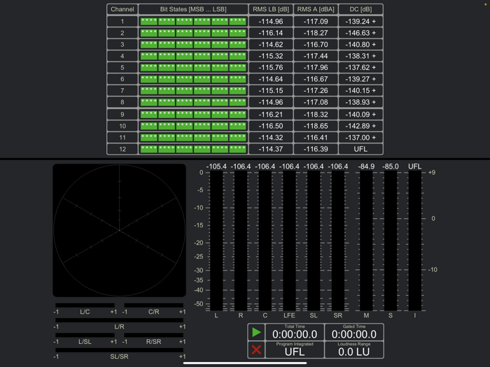 Audiomerics Analyser