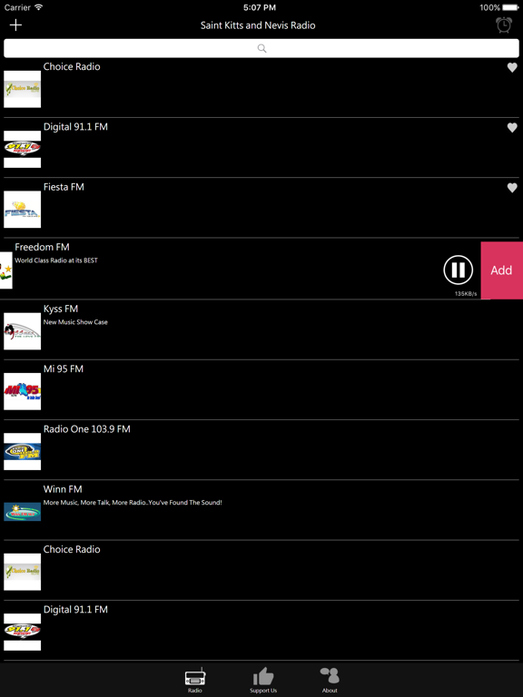 Saint Kitts and Nevis Radio iPad screenshot 4 - Entertainment app