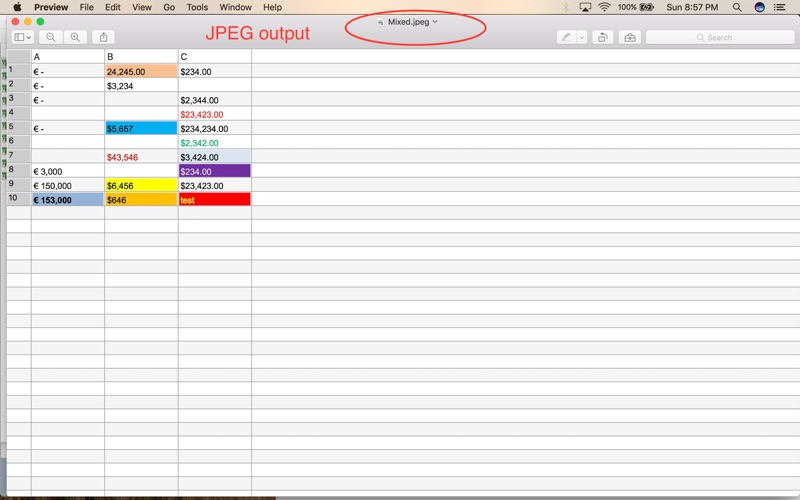 Converter For MS Excel File screenshot