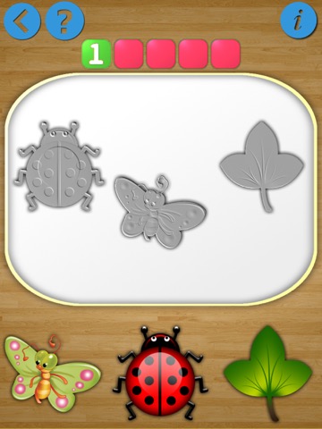 Puzzles shadow. Little bugs. For little babysのおすすめ画像3