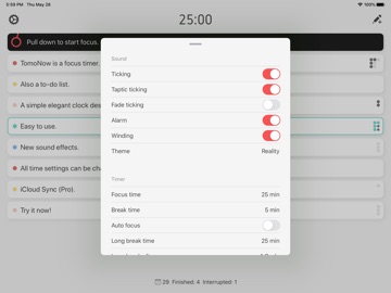TomoNow 2 iPad screenshot