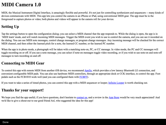 Screenshot #4 for MIDI Camera
