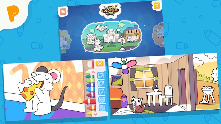 Papumba Kids Coloring World screenshot-4