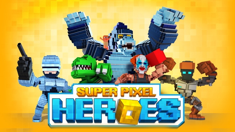 Super Pixel Heroes : Casual Arcade Action screenshot-0
