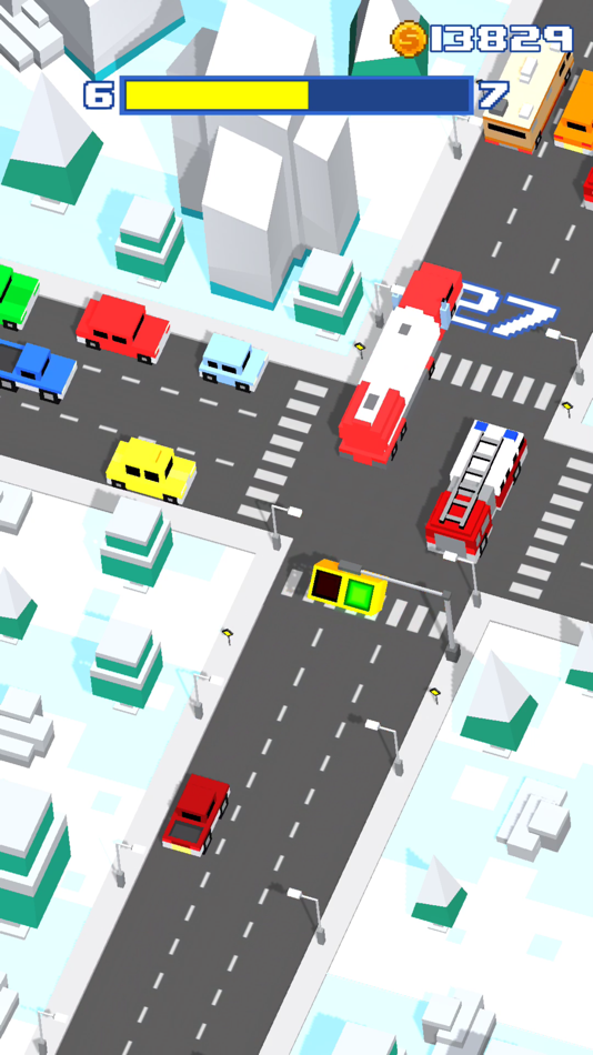 #3. Crossy Crash Traffic Panic (iOS) 由: IsCool Entertainment