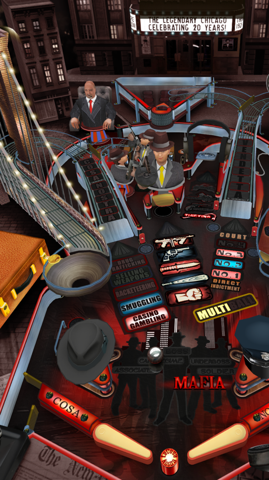#1. Mafia Pinball (iOS) 由: BrainVault Games, LLC