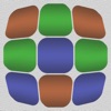 Puzzle flat cube icon