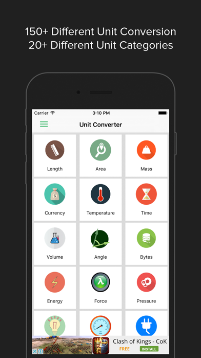 Screenshot #2 pour Converter - Units & Currency