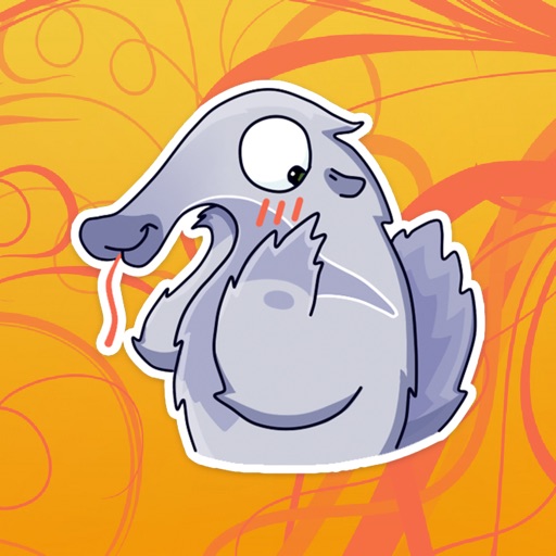 Cool Anteater Emotions Stickers Pack for iMessage