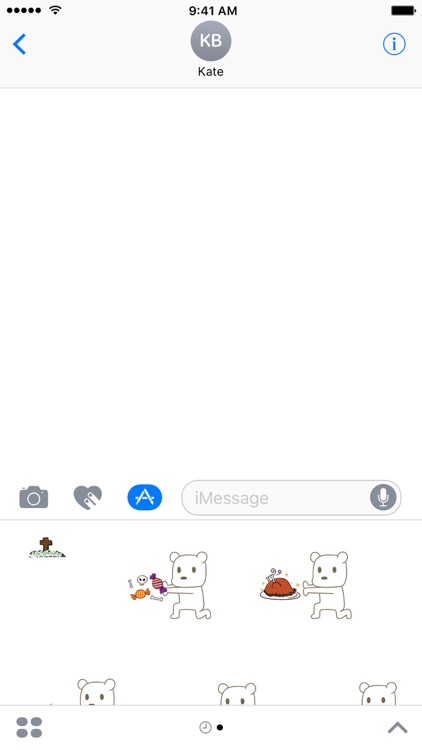 KongFu Bear (Halloween) - NHH Animated Stickers