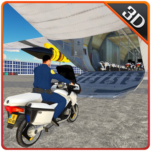 Police Bike Plane Transport & Driving Simulator