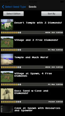 Game screenshot Amazing Seeds for Minecraft mod apk