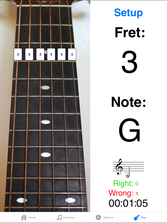 Screenshot #6 pour Guitar Fretboard Addict Lite