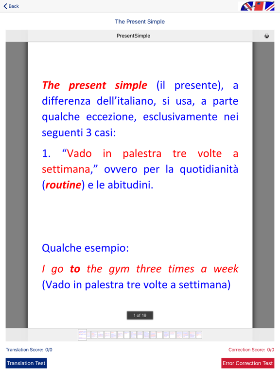 Screenshot #5 pour Tempi Verbali Inglesi