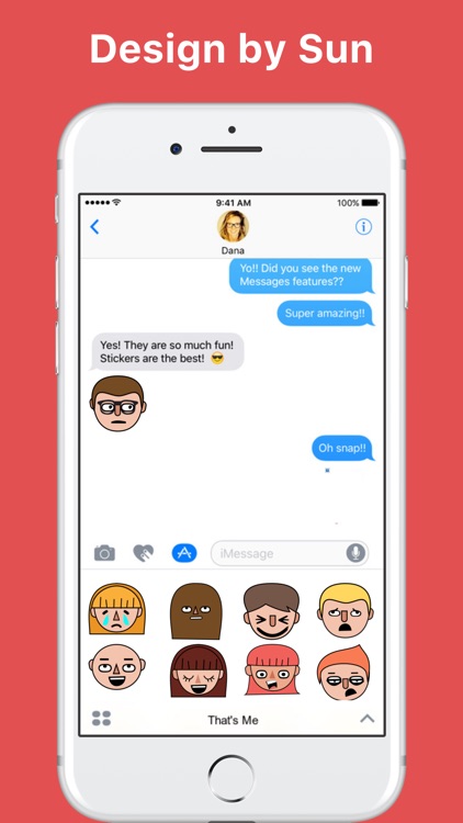 That's Me stickers by Sun Lee Siew Loo