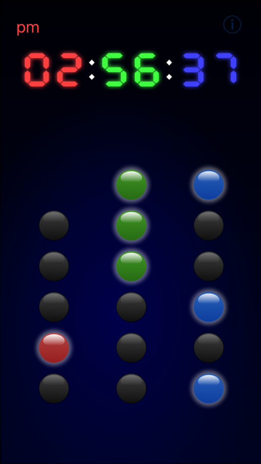 #1. True Binary Clock Free (iOS) بواسطة: AFKSoft