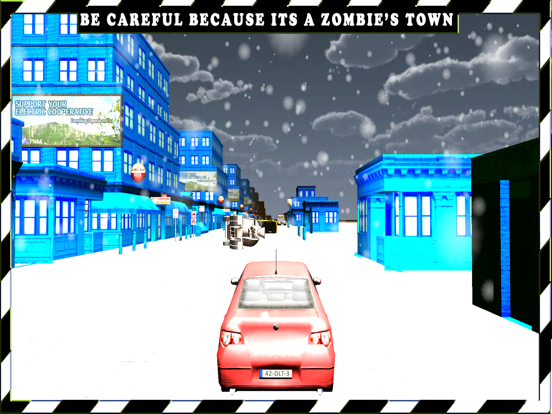 Car Driving Survival in Zombie Town Apocalypse iPad screenshot
