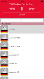 500 radios deutschland (de) : musik, fußball iphone screenshot 2