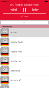 500 Radios Deutschland (DE) : Musik, Fußball screenshot