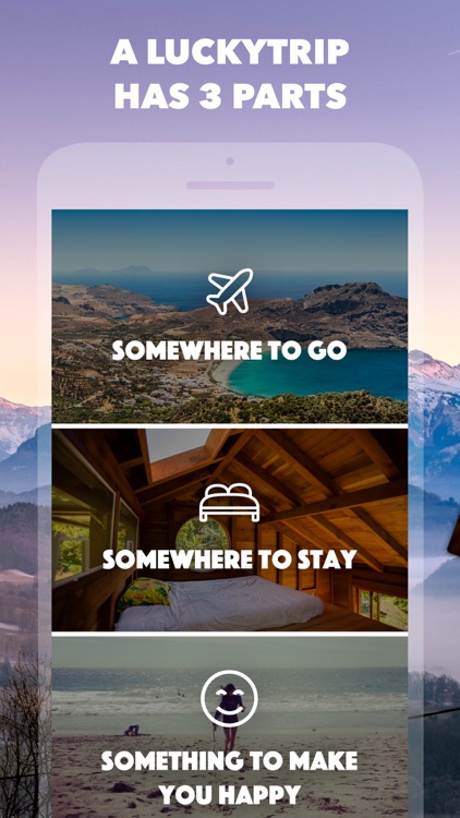 LuckyTrip - A trip in one tap
