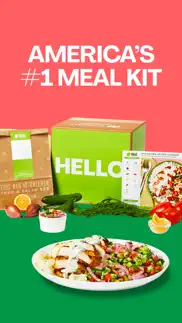 hellofresh: meal kit delivery iphone screenshot 1