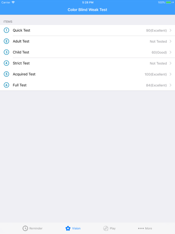 Screenshot #4 pour EyeCare - Colorblind Test Exam