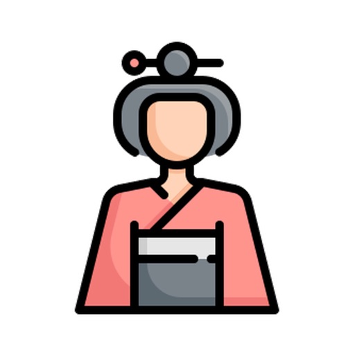 Geisha Stickers