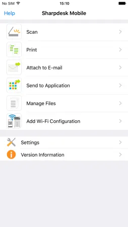 Sharpdesk Mobile screenshot 1