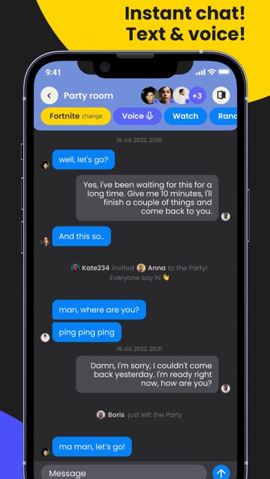 eBlitz - Team up, Party, Play Screenshot