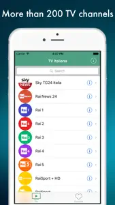 TV Italiana - Italiano in diretta televisiva screenshot #1 for iPhone