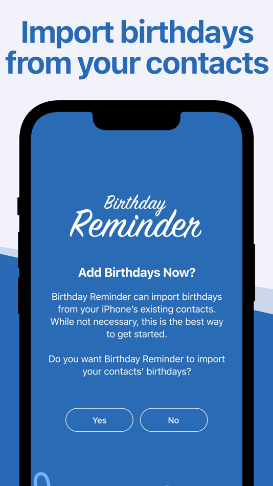 #7. Birthday Reminder & Countdown (iOS) 由: New Marketing Lab, Inc