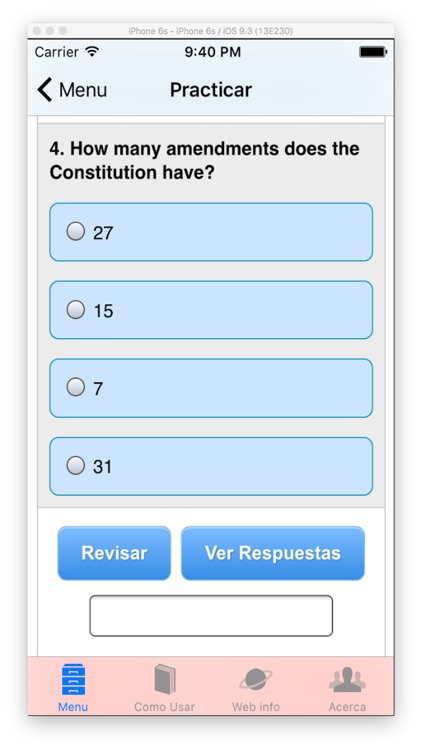 Ciudadania USA: Estudie Para la Entrevista screenshot-3