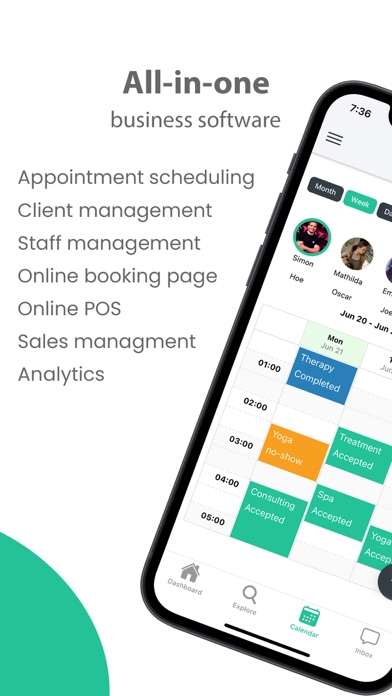 HereWeBook Appointment booking Screenshot
