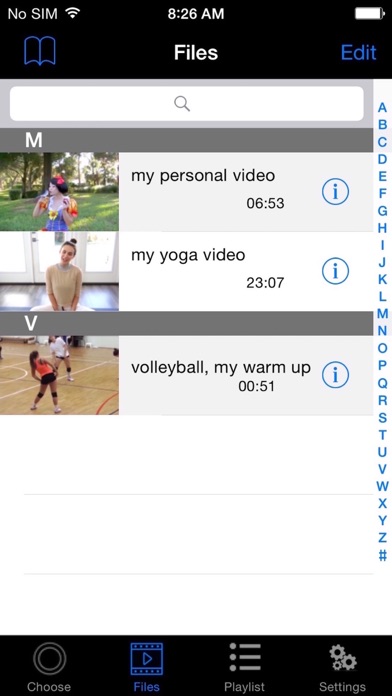 Gleaming Video Player Lite Screenshot