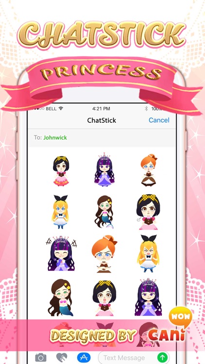 Little princess Stickers for iMessage