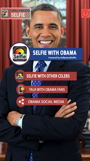 HollywoodSelfie: Barack Obama