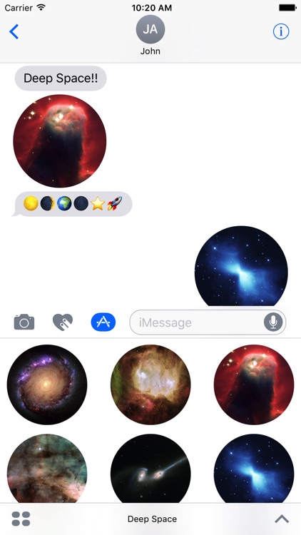 Deep Space Stickers