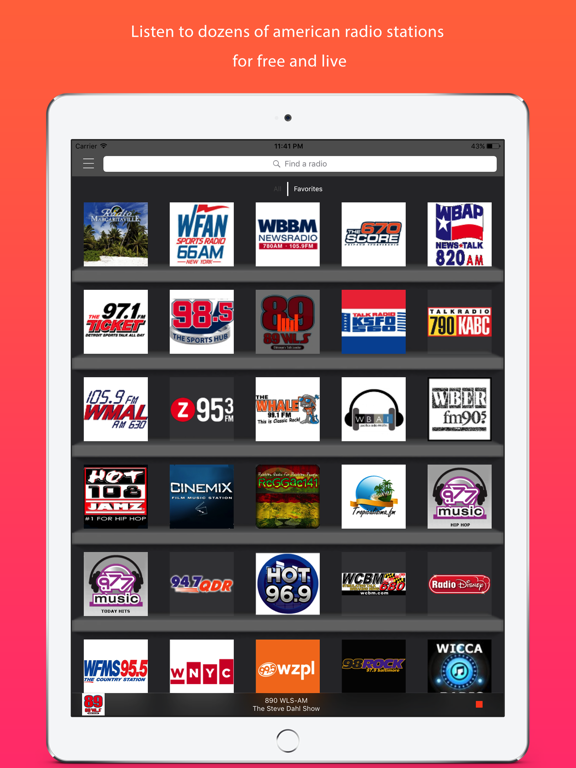 Screenshot #4 pour USA Radios : the best of the United States radio